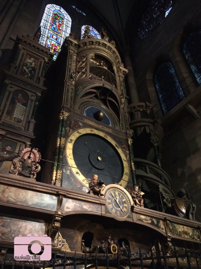 The astronomical clock at Notre Dame de Strasbourg